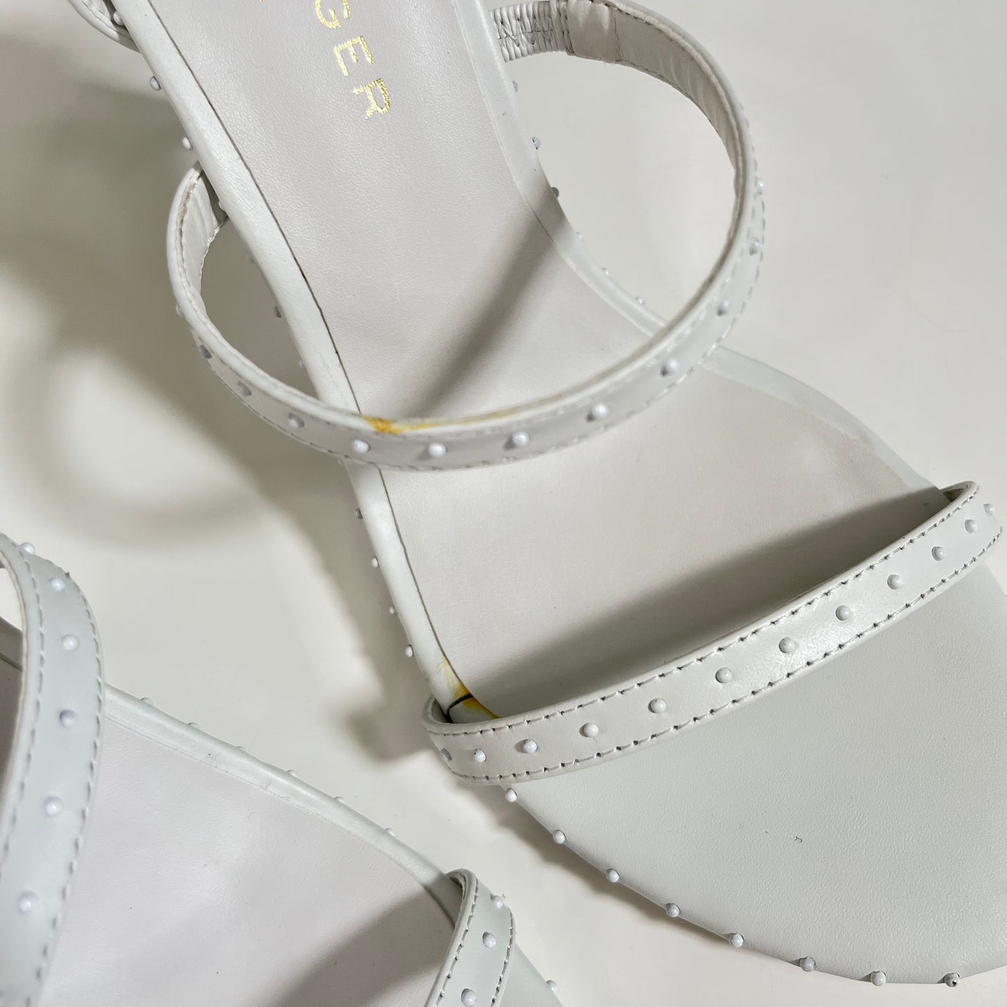 KURT GEIGER LONDON Portia Drench Stud Embellished Strappy Sandals