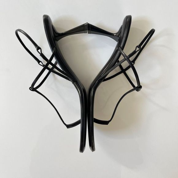 KHAITE Linden Sandals in Black