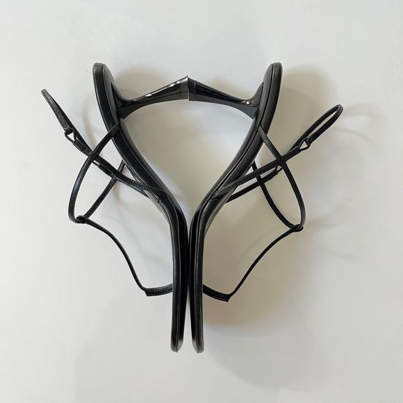 KHAITE Linden Sandals in Black