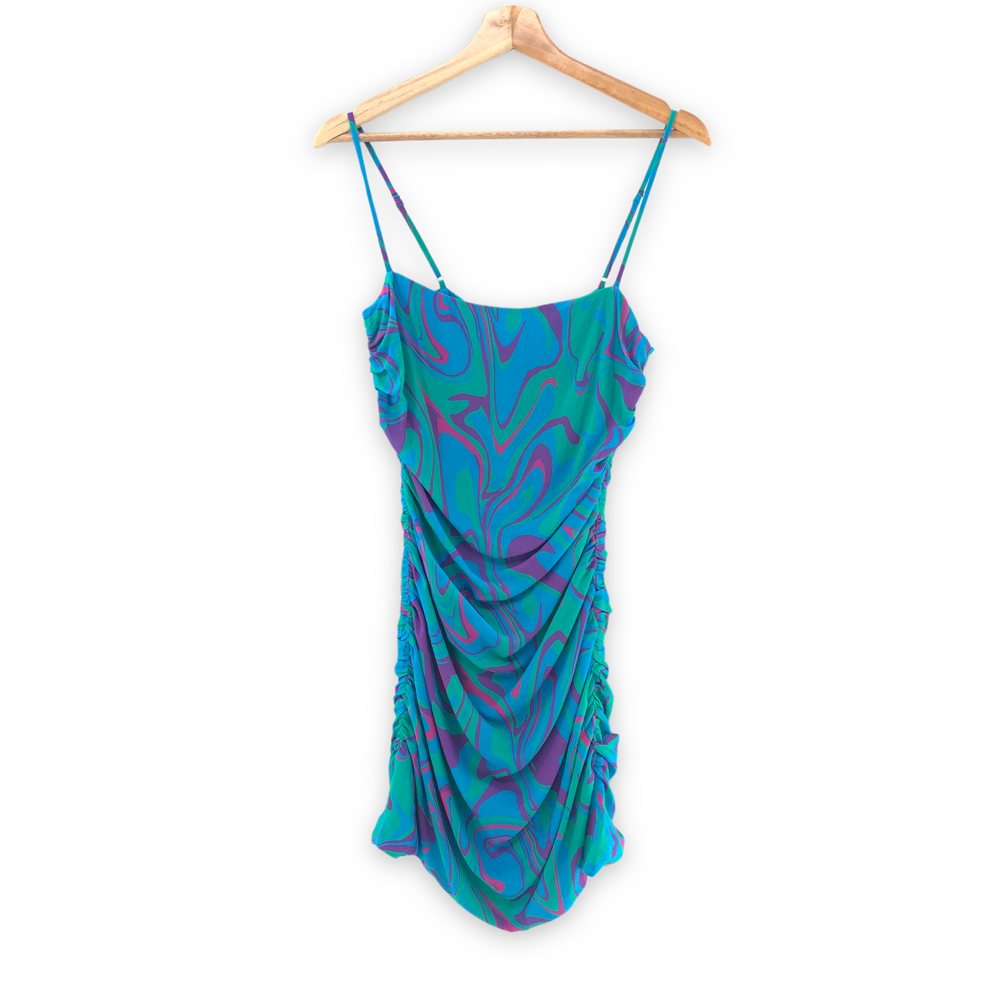 WeWoreWhat Ronnie Dress in Ocean Blue Multi