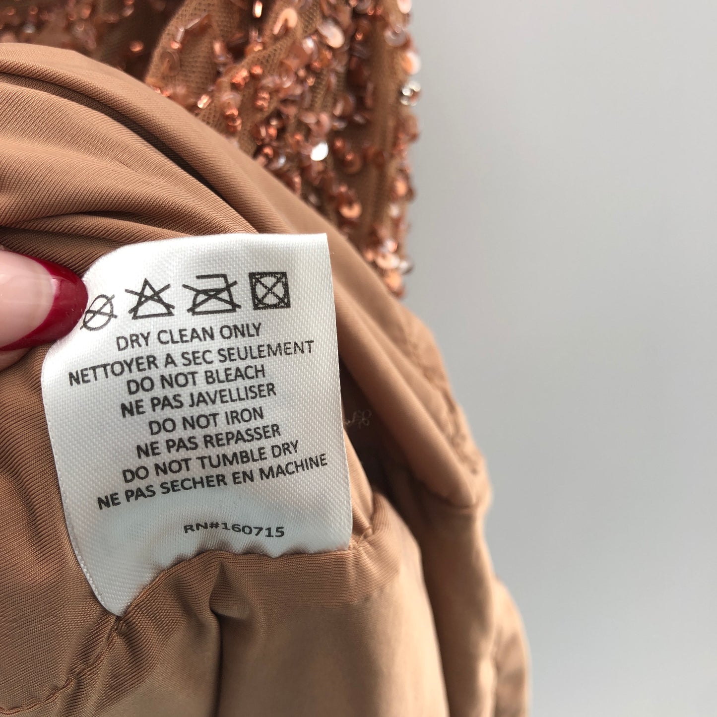 retrofete Mich Mini Dress in Bronze