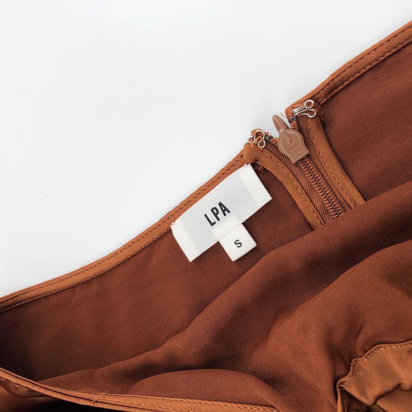Aniston Dress in Hazelnut LPA Small