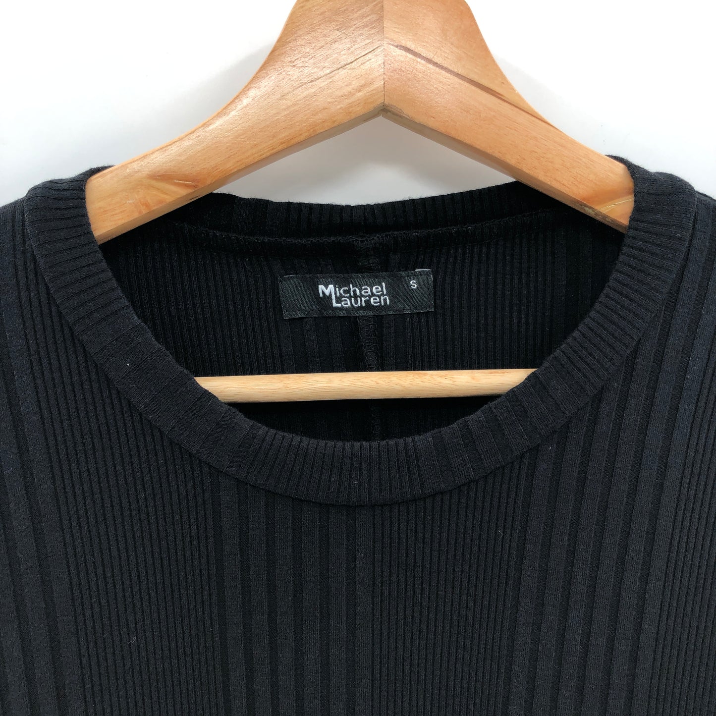 Michael Lauren Jovan Mini Dress in Black
