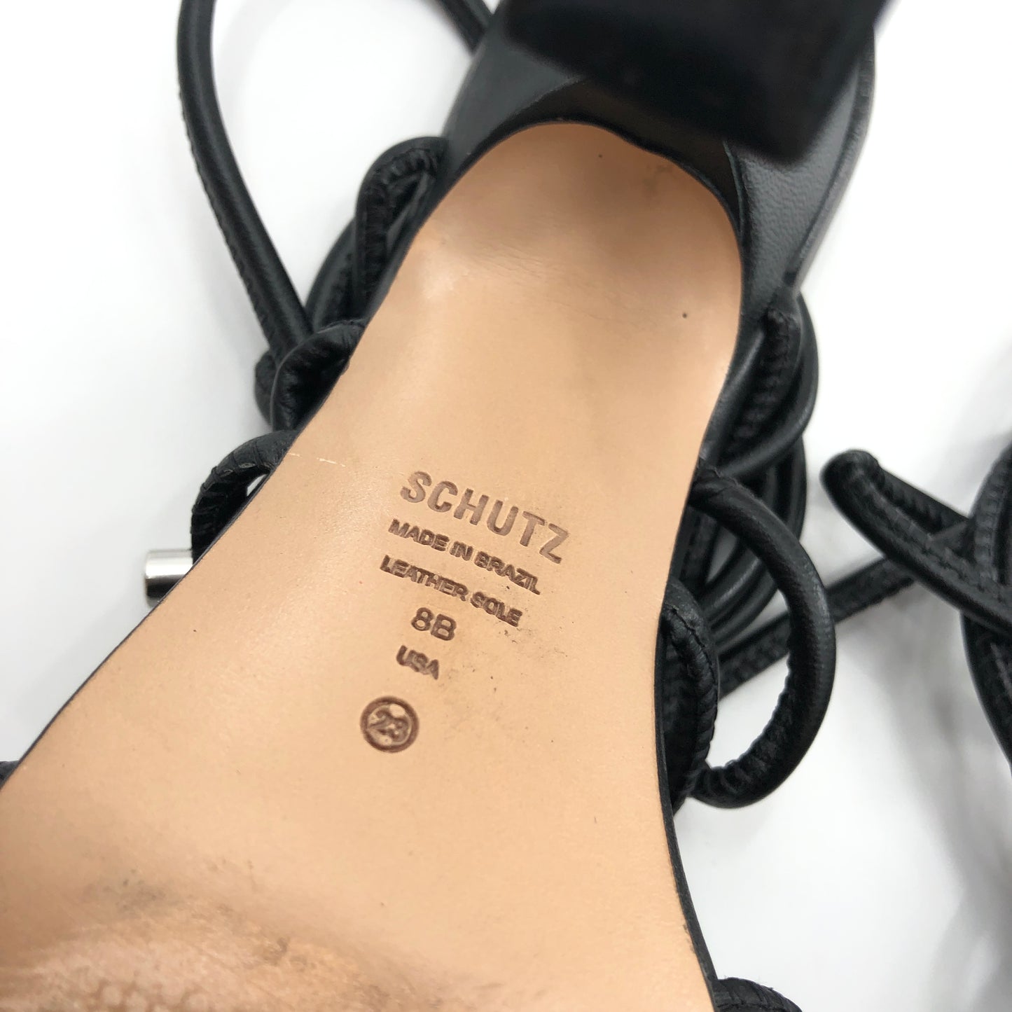 Schutz Toller Sandal in Black 8