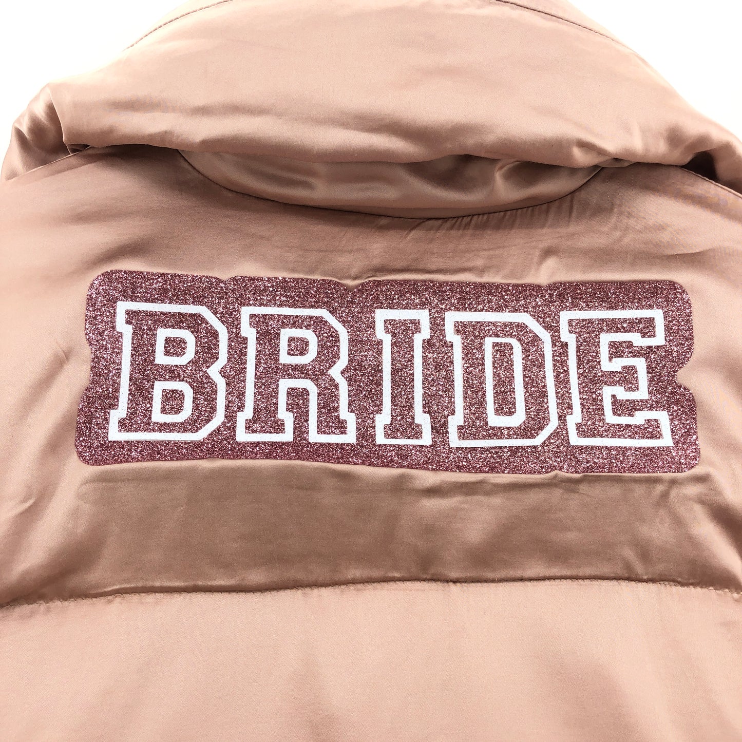 DUNDAS x REVOLVE Bride Audrey Puffer Jacket in Blush Upcycled / Repaired