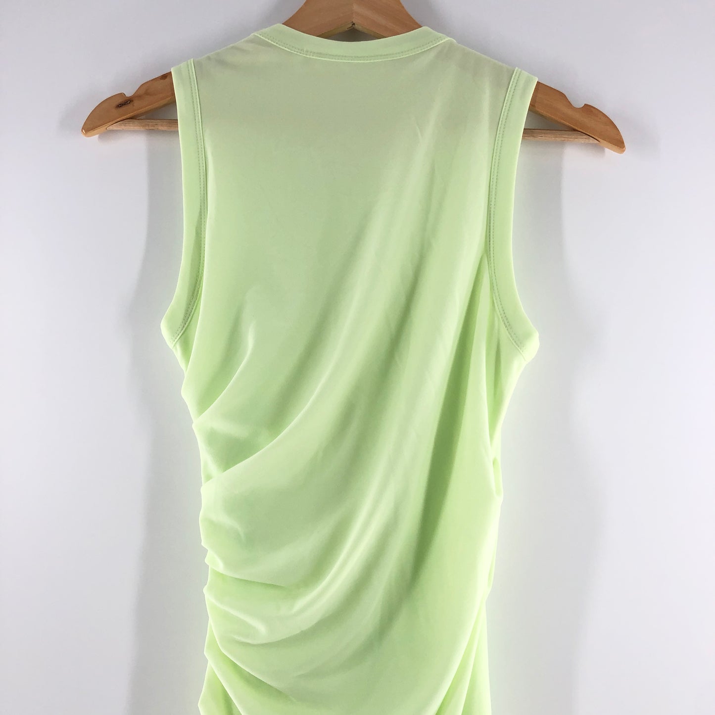 Helmut Lang Twist Sheath Dress Electric Yellow XS