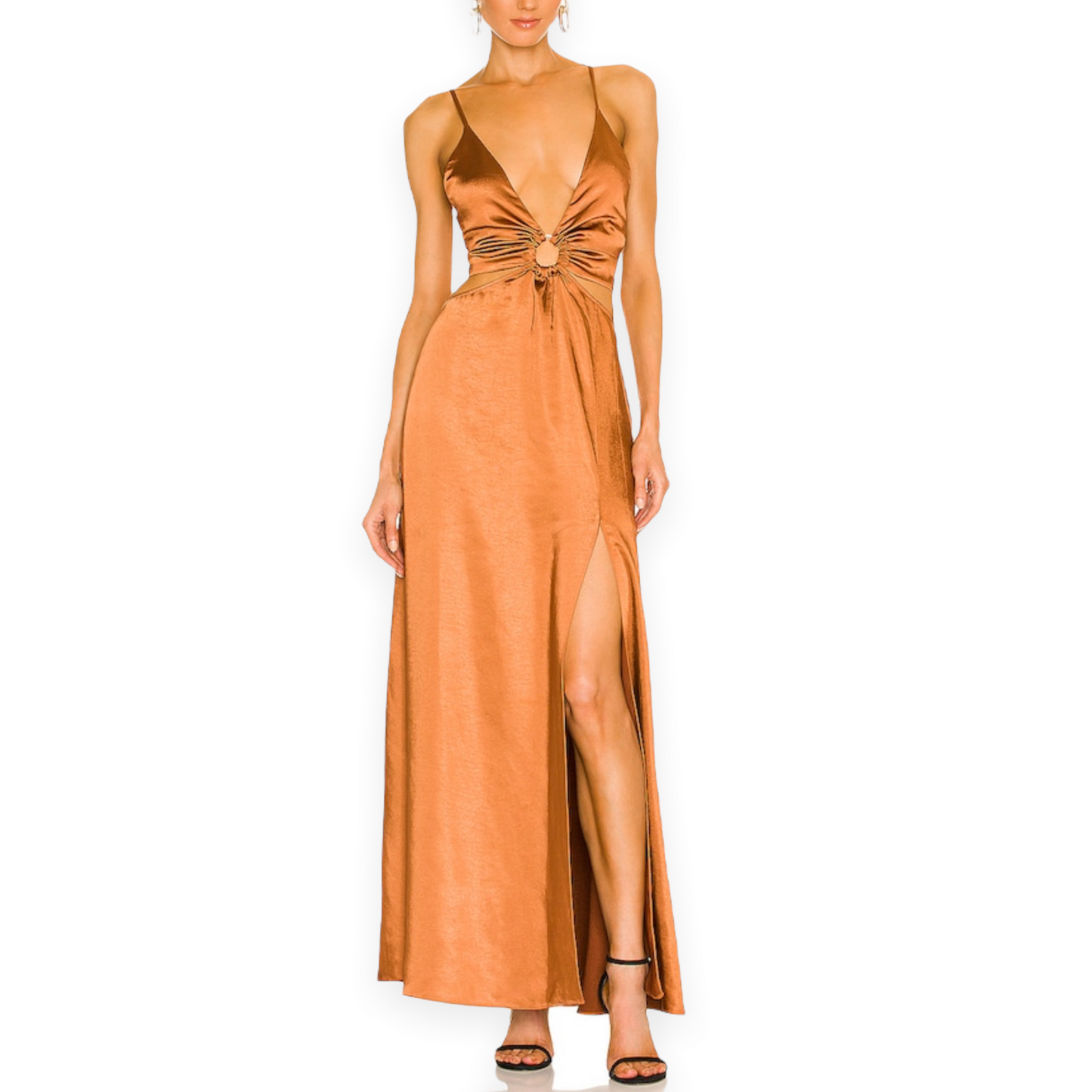 Aniston Dress in Hazelnut LPA Small