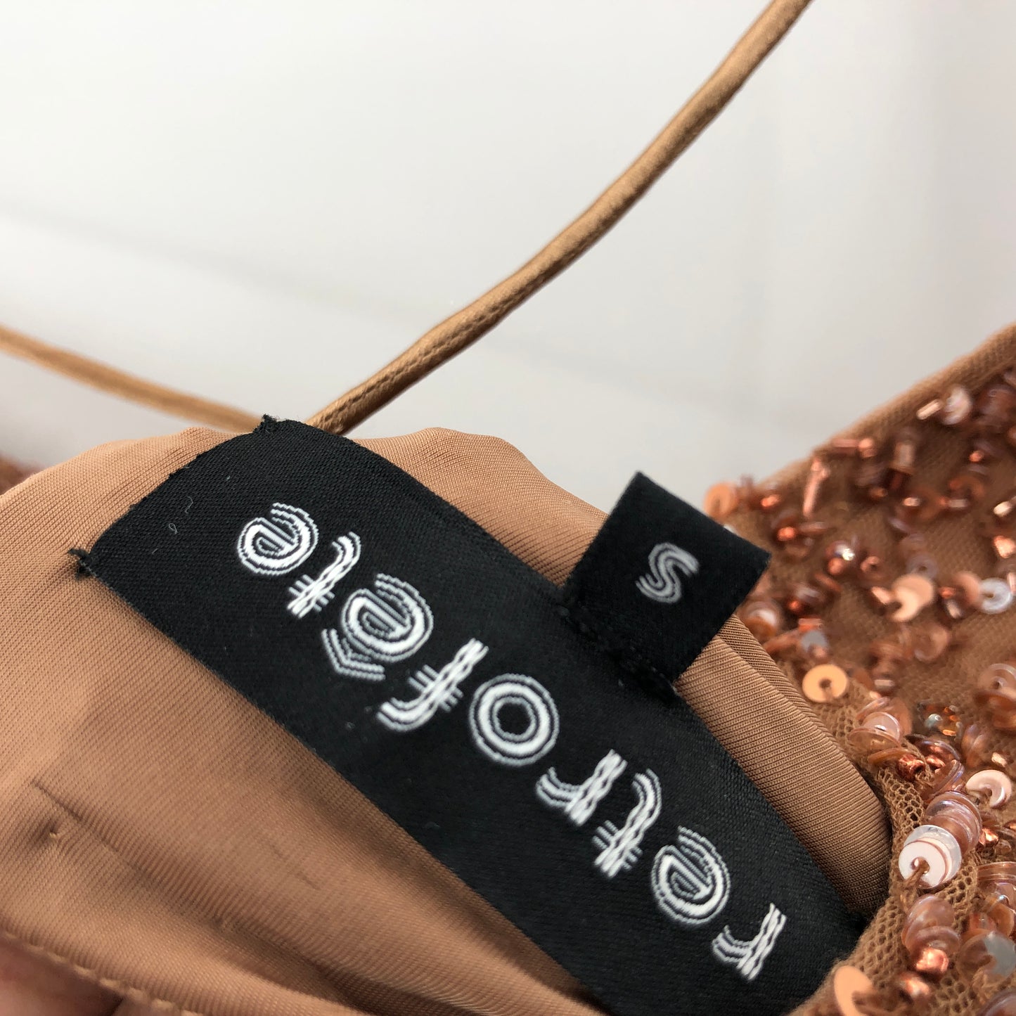 retrofete Mich Mini Dress in Bronze