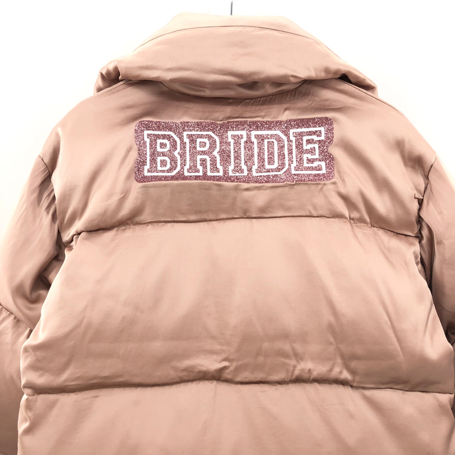 DUNDAS x REVOLVE Bride Audrey Puffer Jacket in Blush Upcycled / Repaired