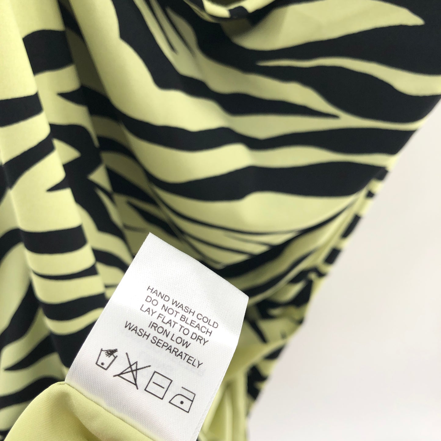 superdown Ivana Cut Out Maxi in Green Zebra