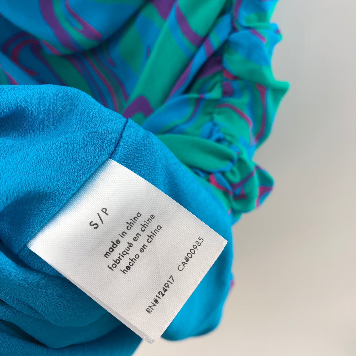 WeWoreWhat Ronnie Dress in Ocean Blue Multi