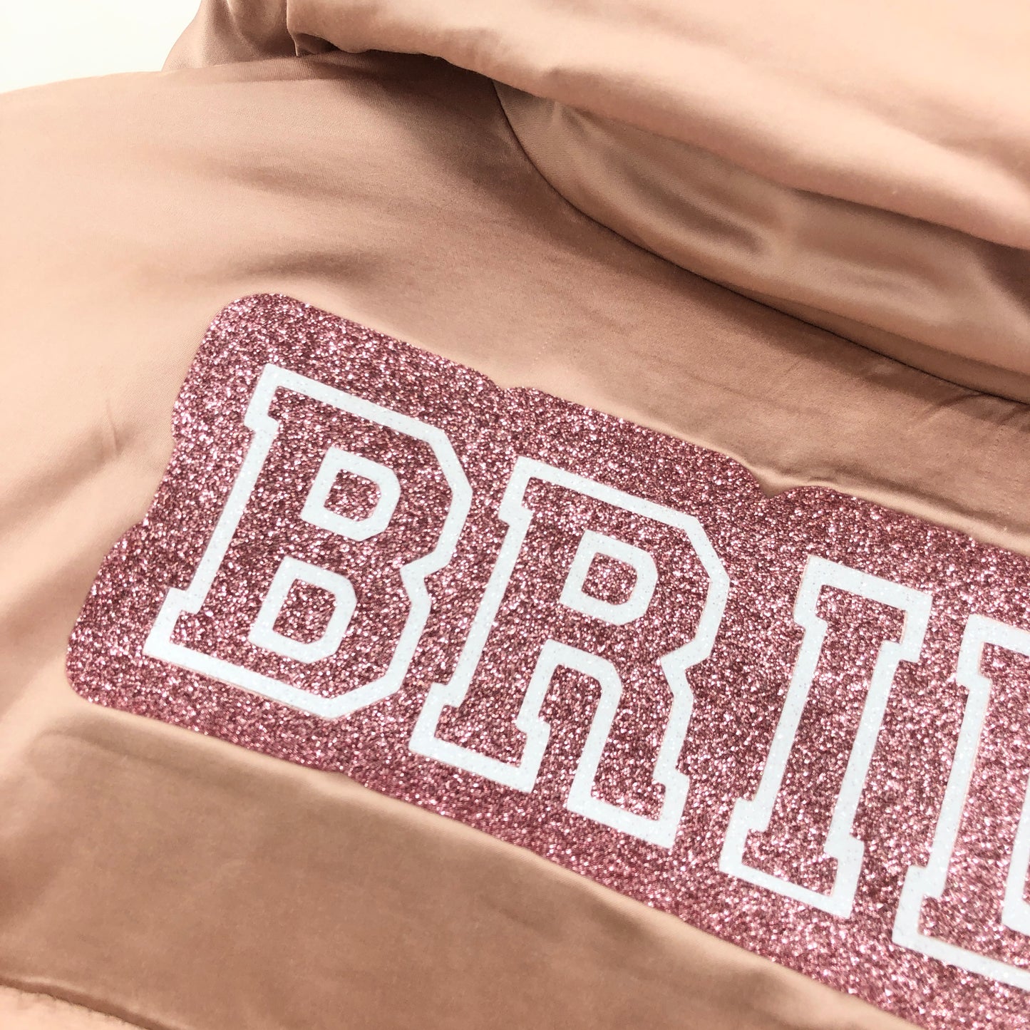 DUNDAS x REVOLVE Bride Audrey Puffer Jacket in Blush Upcycled / Repaired