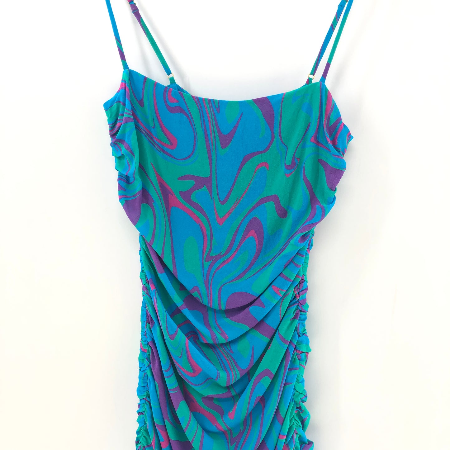 WeWoreWhat Ronnie Dress in Ocean Blue Multi