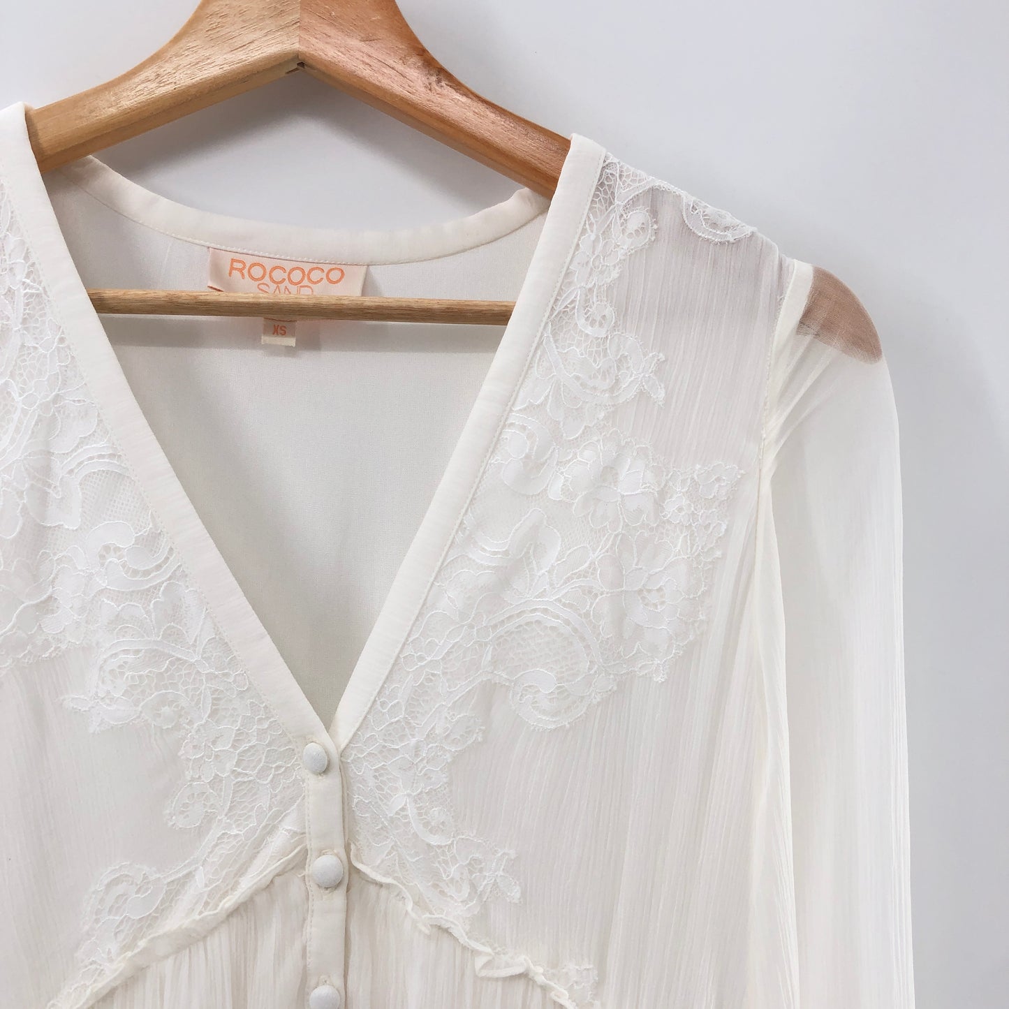 ROCOCO SAND High Low Long Dress in White