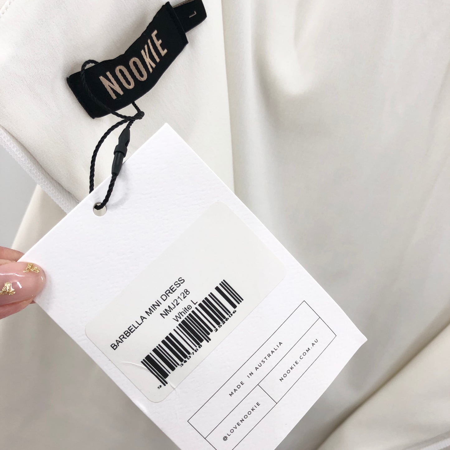 Nookie x REVOLVE Barbella Mini Dress in Cream