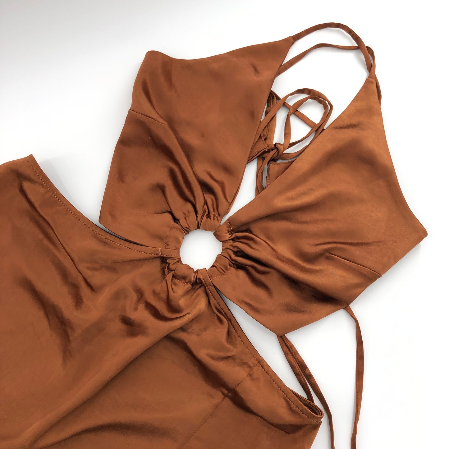 Aniston Dress in Hazelnut LPA Small