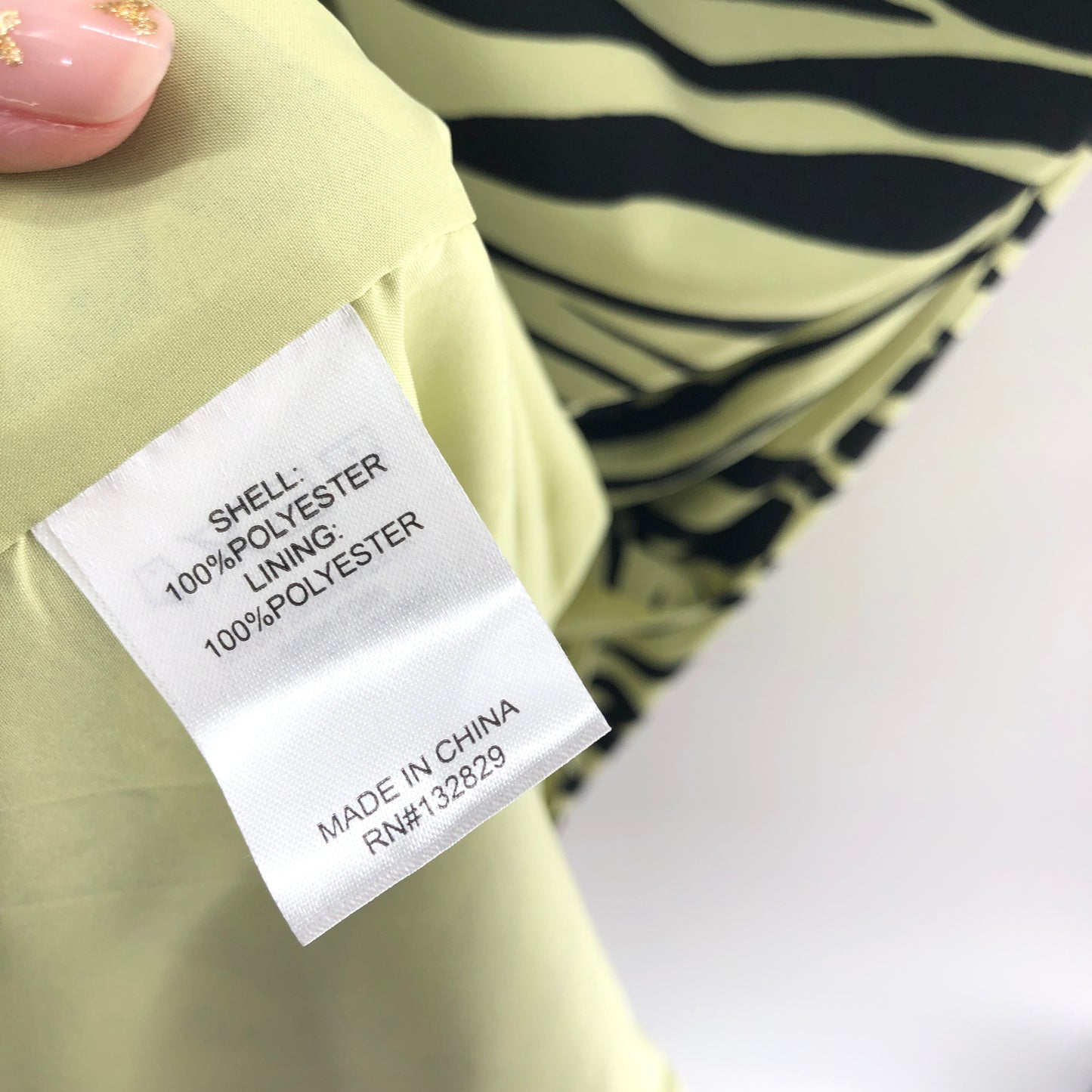superdown Ivana Cut Out Maxi in Green Zebra