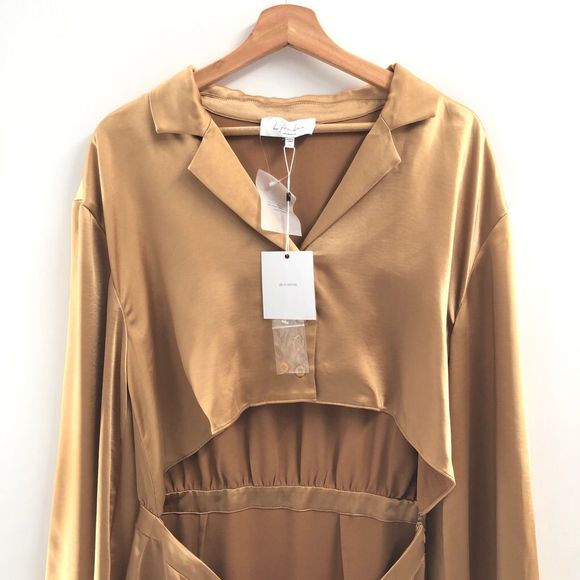 L'Academie Sashie Dress in Brown L