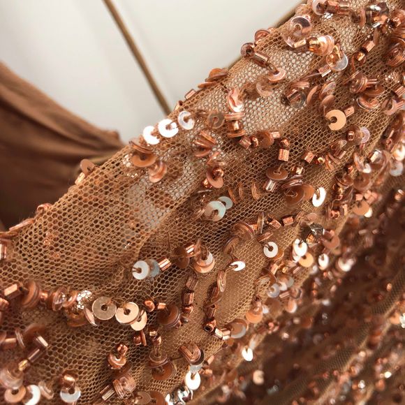 retrofete Mich Mini Dress in Bronze