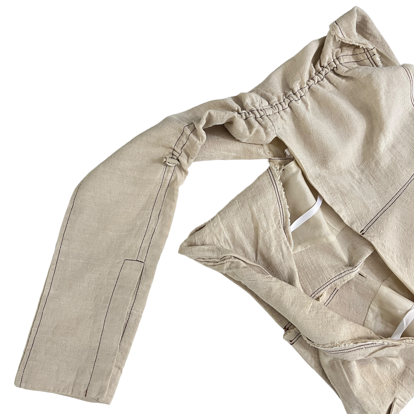 JACQUEMUS La Veste Camargue in Light Beige 6