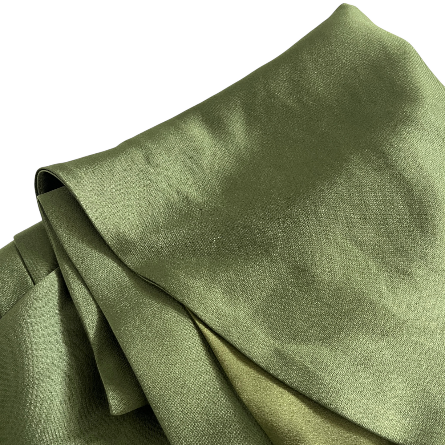 SIMKHAI Cameron One Shoulder Mini Dress In Nori 4