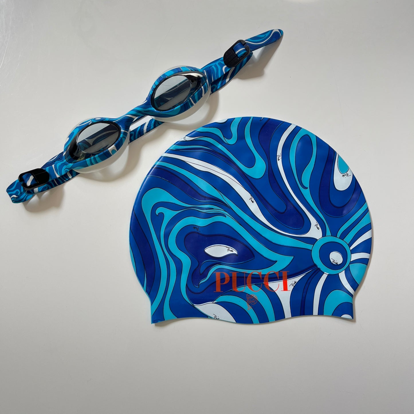Emilio Pucci Swimming Set in Blue