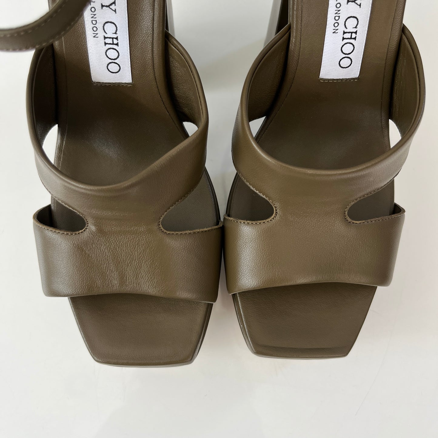 Jimmy Choo Ellison 140 Heel in Caper Green