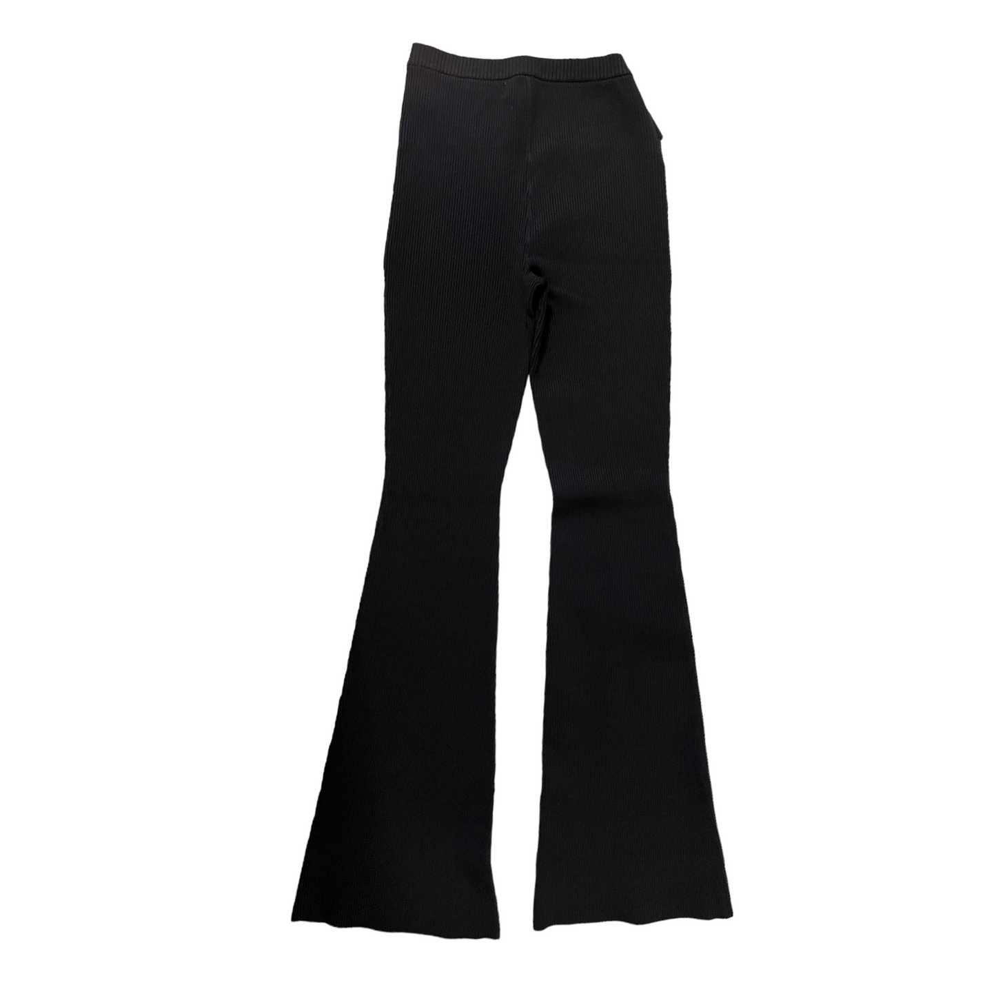NICHOLAS Kari Double Rings Rib Knit Pant in Black
