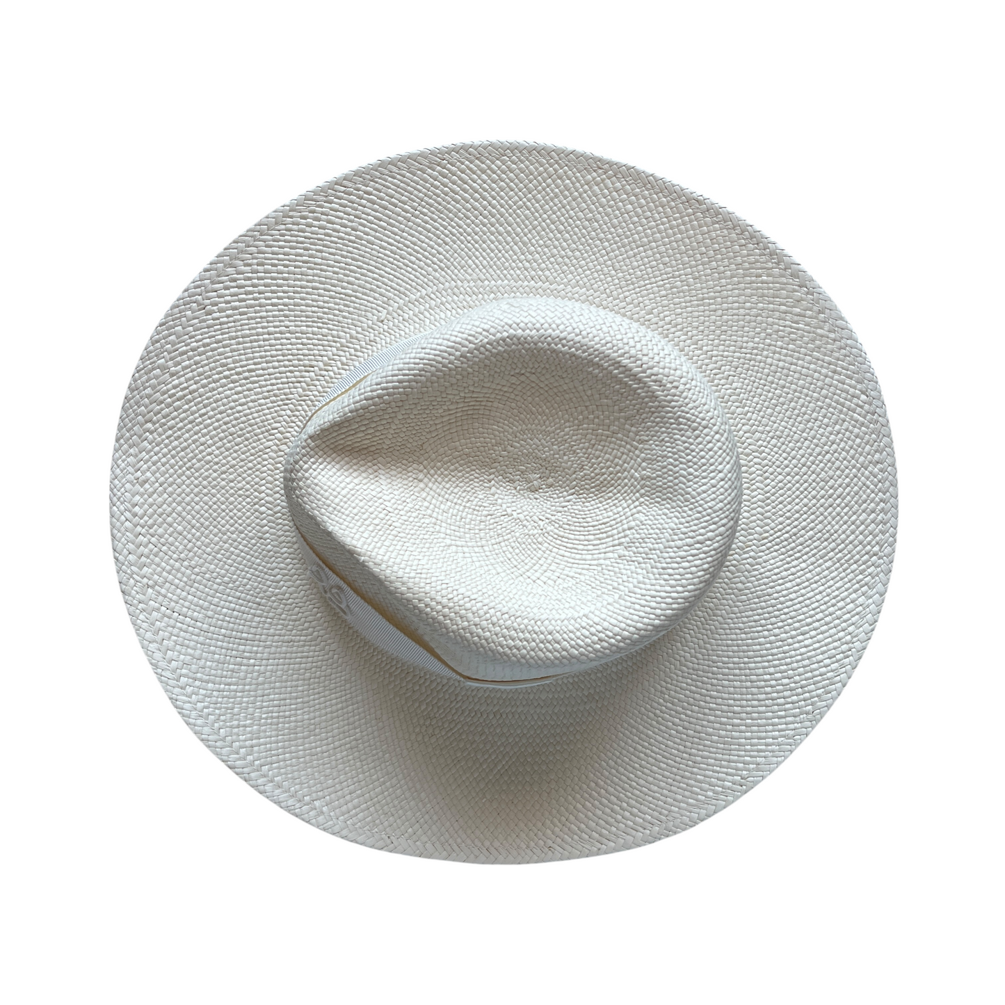 Ruslan Baginskiy Double Chain Strap Fedora Hat in White