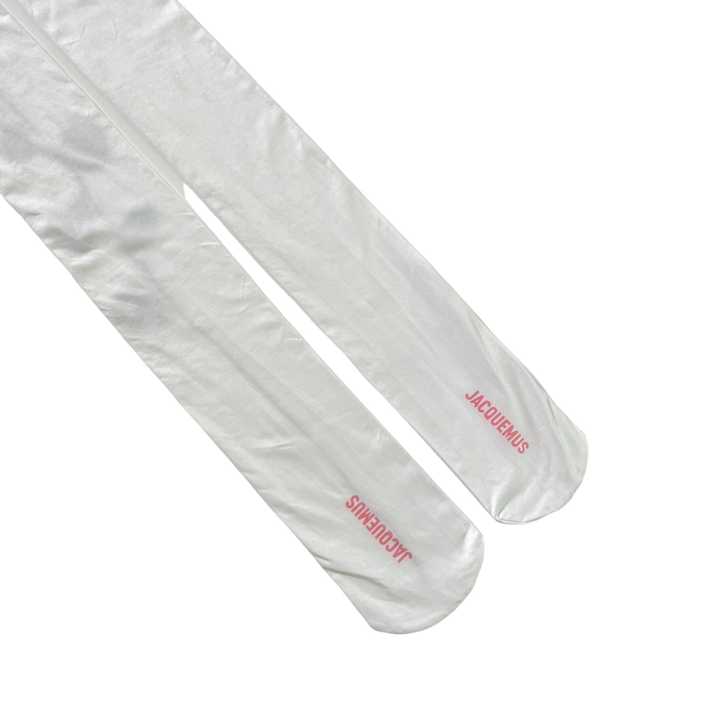JACQUEMUS Les Collants Rosa in Rose White