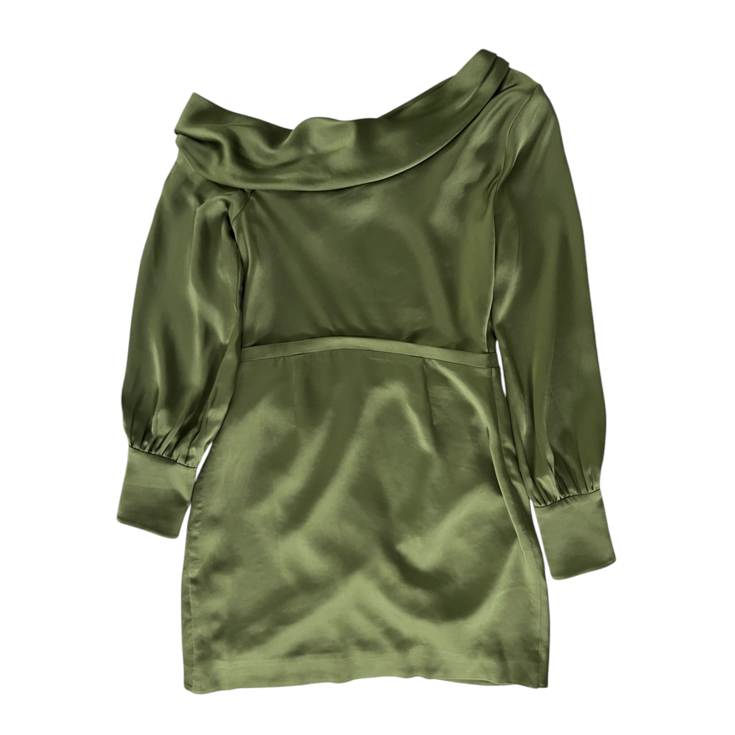 simkhai cameron long sleeve satin dress SIMKHAI