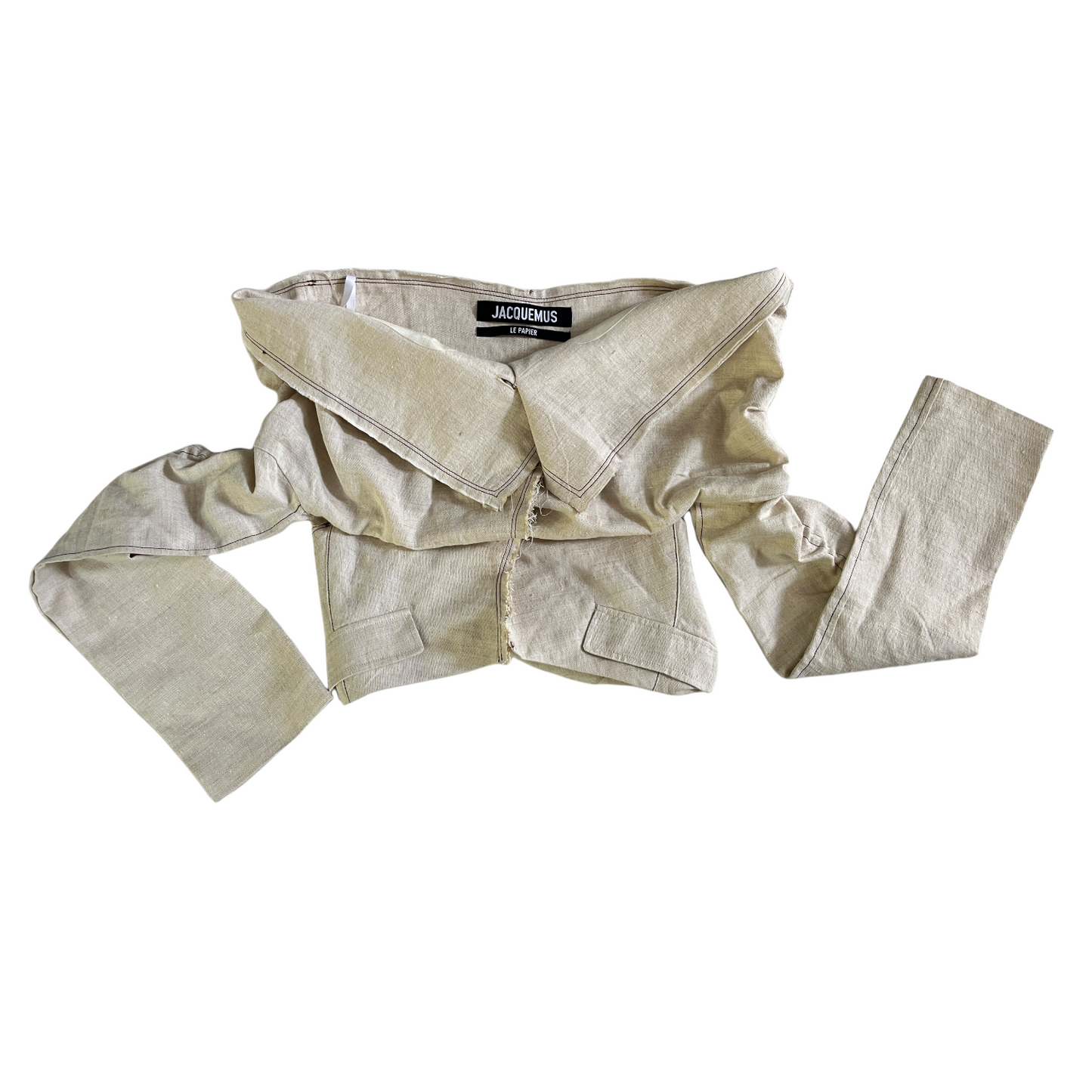 JACQUEMUS La Veste Camargue in Light Beige