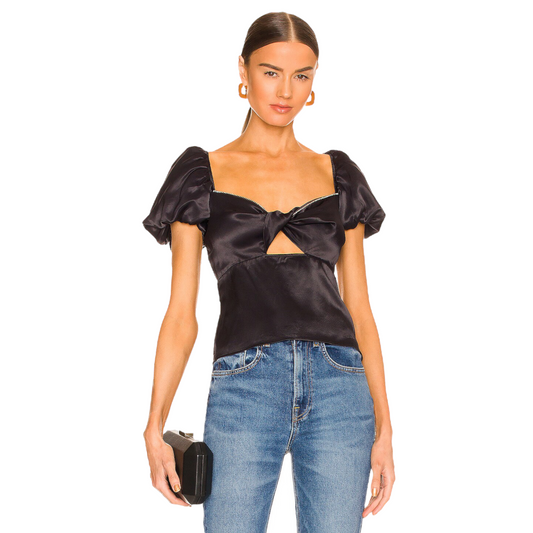 LPA Carmen Top in Black