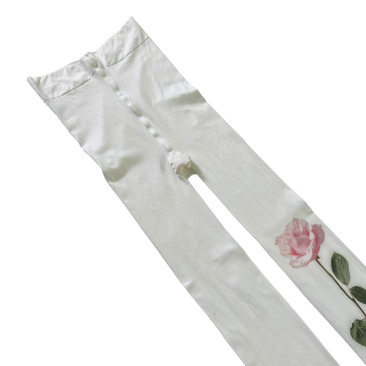 JACQUEMUS Les Collants Rosa in Rose White