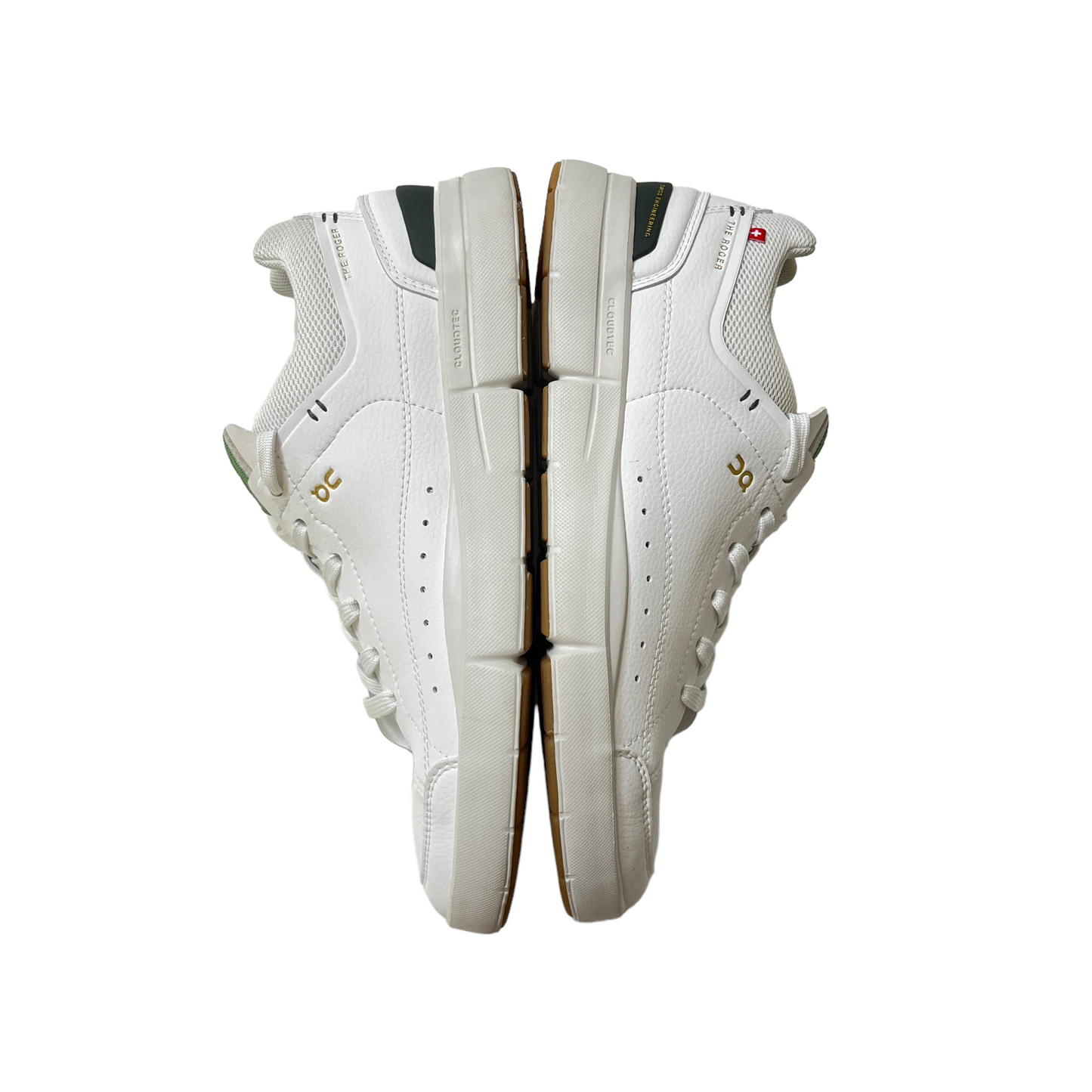 On Roger Centre Court Sneaker in White & Sage