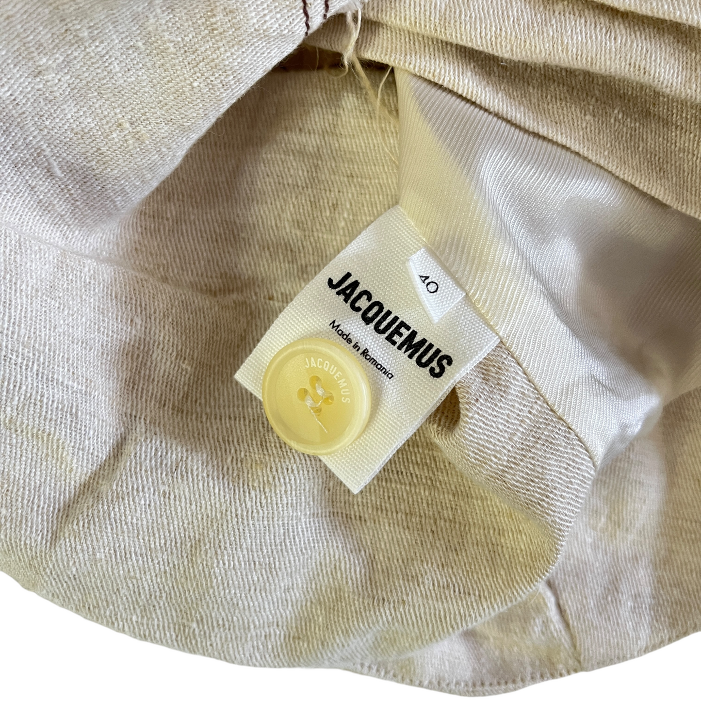 JACQUEMUS La Veste Camargue in Light Beige
