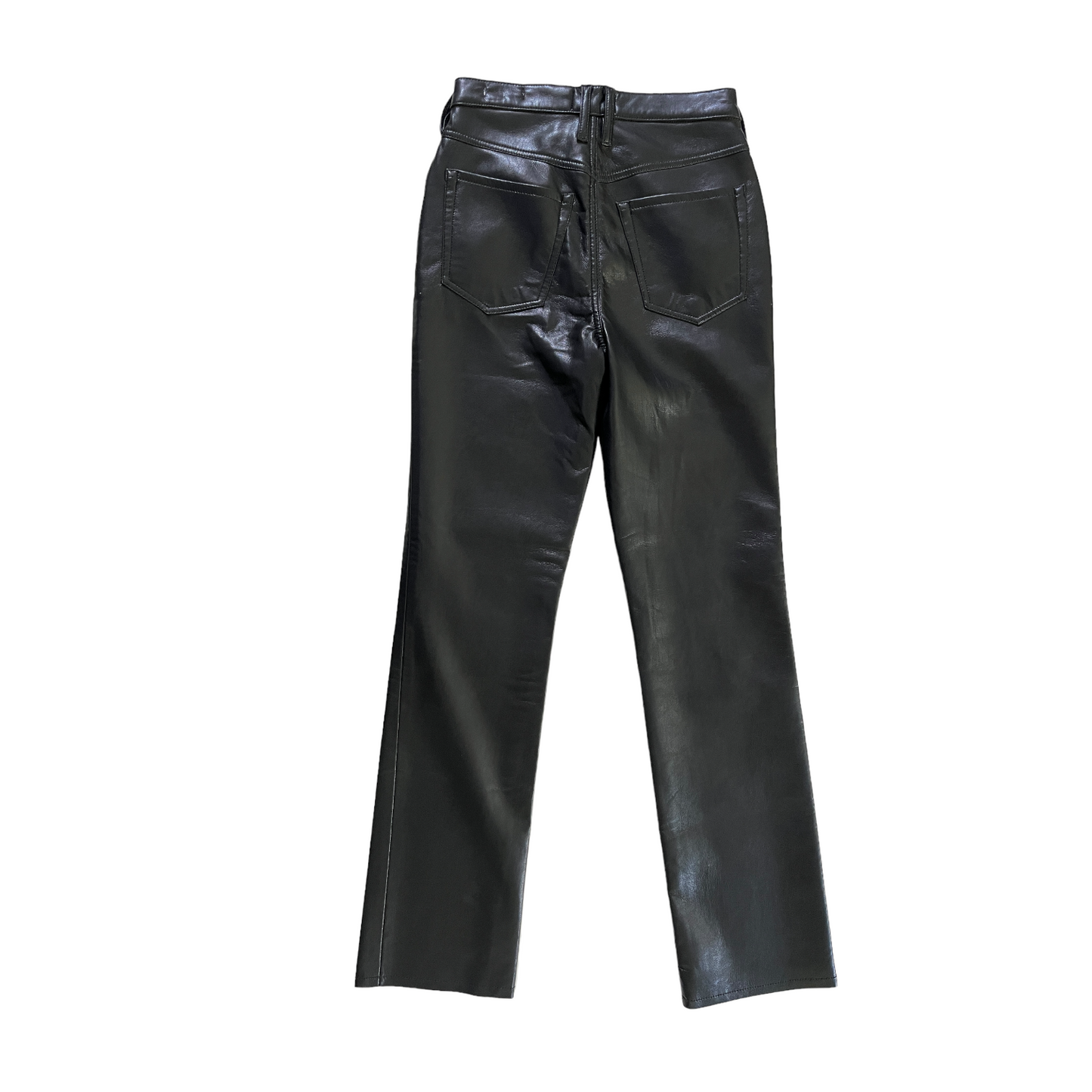 FRAME Le High Tight Straight in Noir