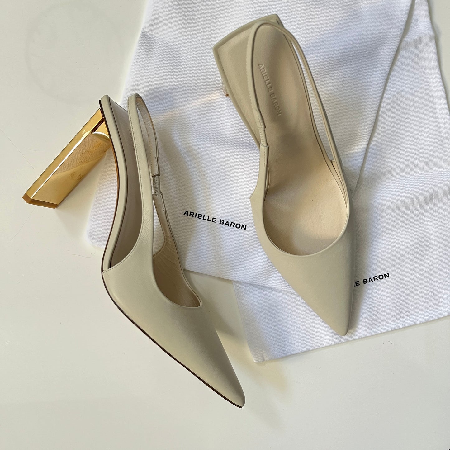 Arielle Baron Omen 95 Heel in Cream