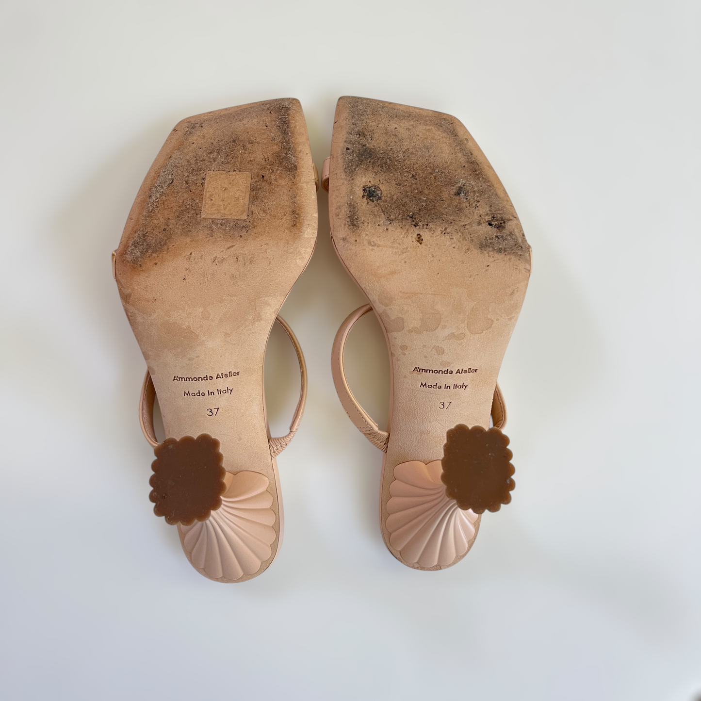 A'mmonde Atelier Andrea 100 Sandals in Nude