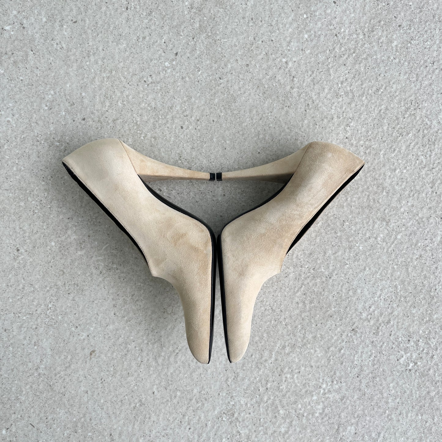 Saint Laurent Nico Pump in Cream