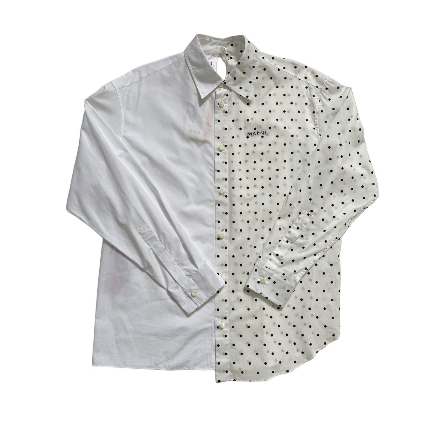 Marni Long Sleeve Top in Lily White Small