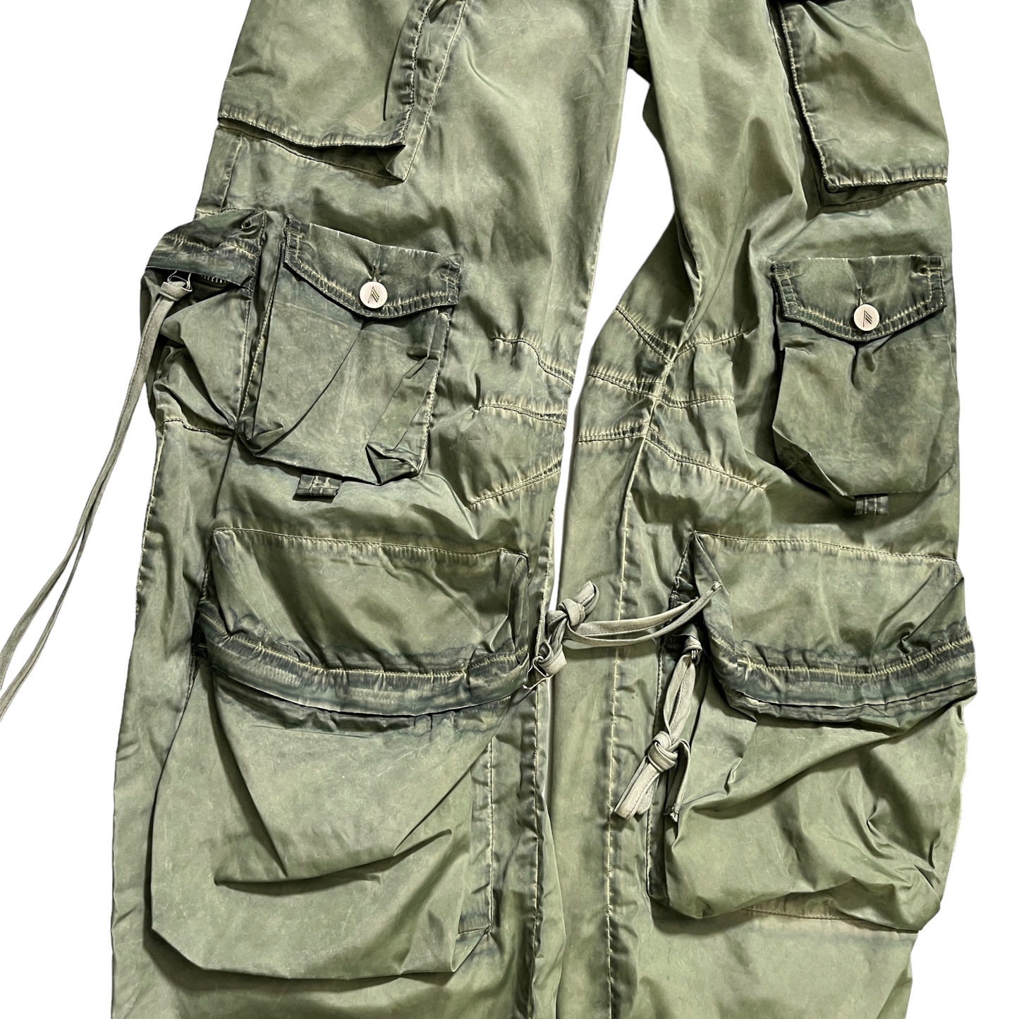 THE ATTICO Fern Long Pant in Military Green