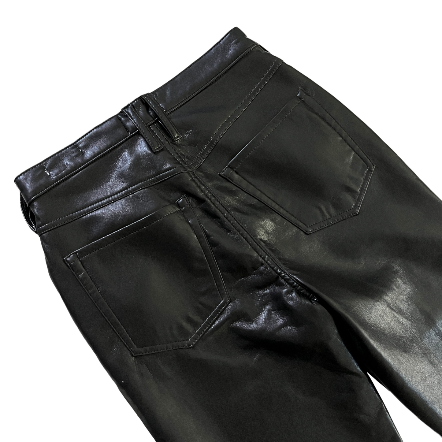 FRAME Le High Tight Straight in Noir