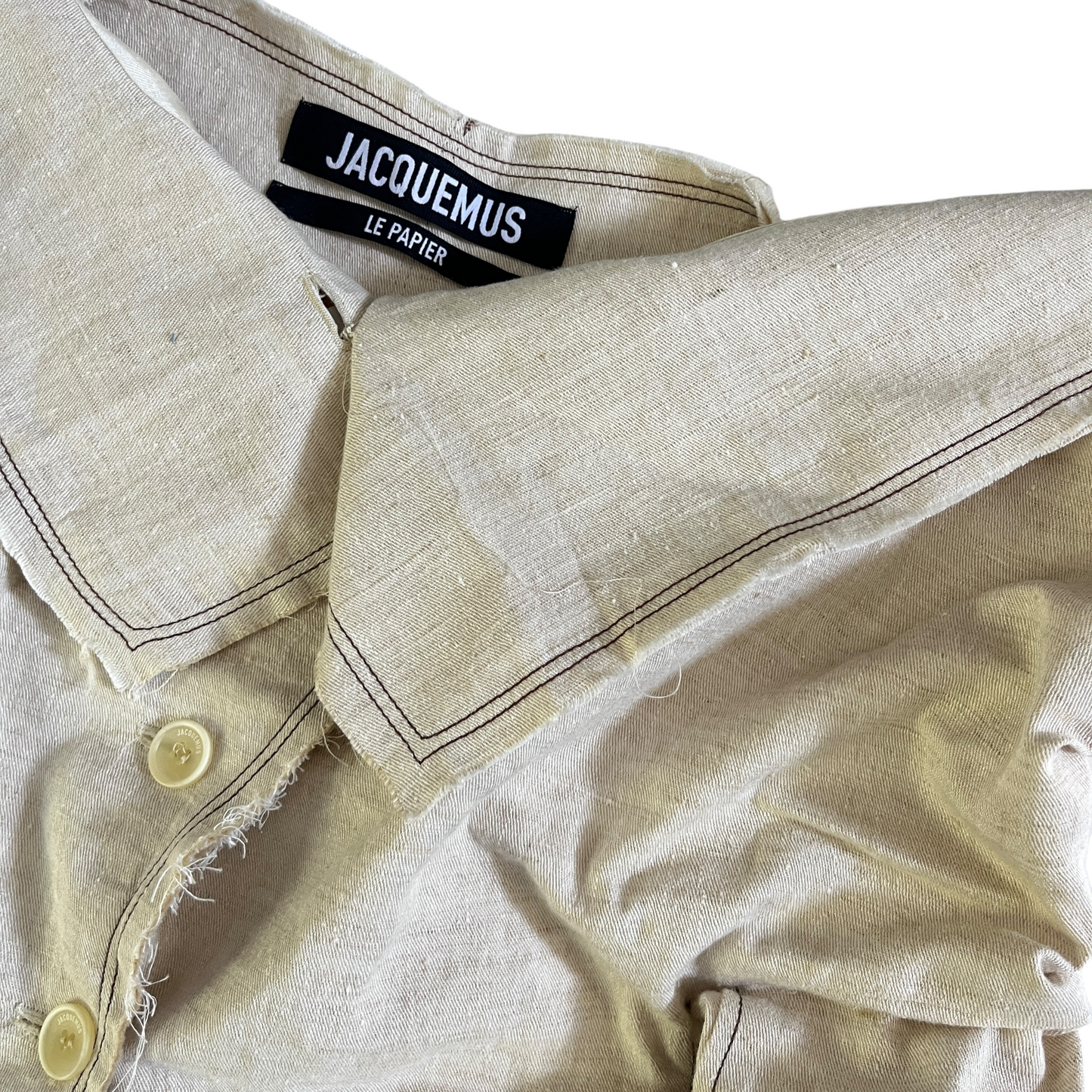 JACQUEMUS La Veste Camargue in Light Beige