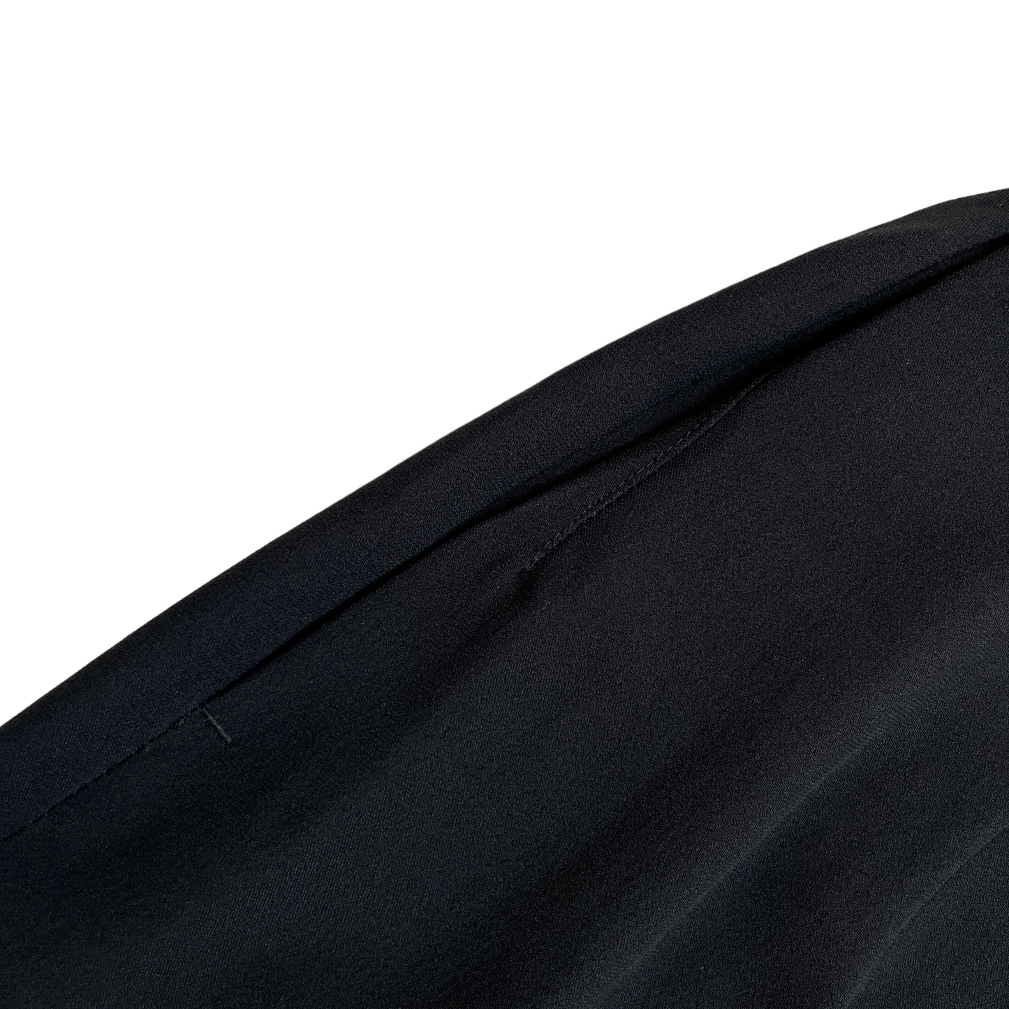 Alexander McQueen High Waisted Cigarette Pant in Black