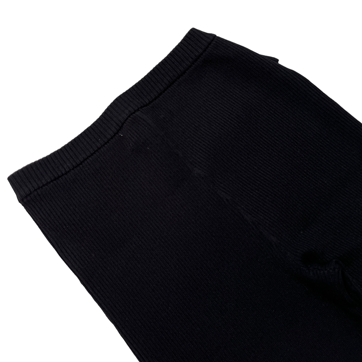 NICHOLAS Kari Double Rings Rib Knit Pant in Black