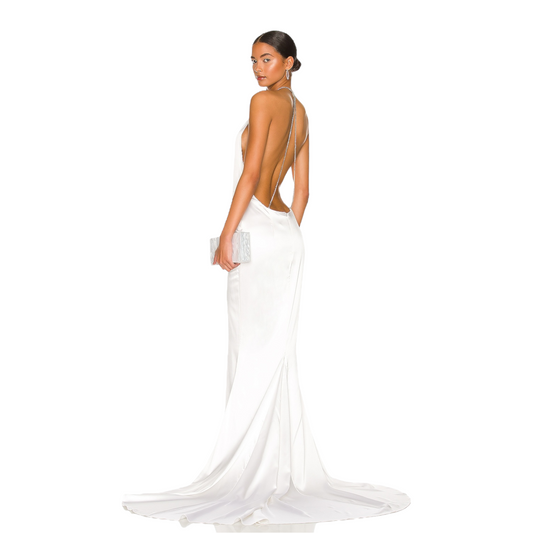 retrofete Margot Dress in White