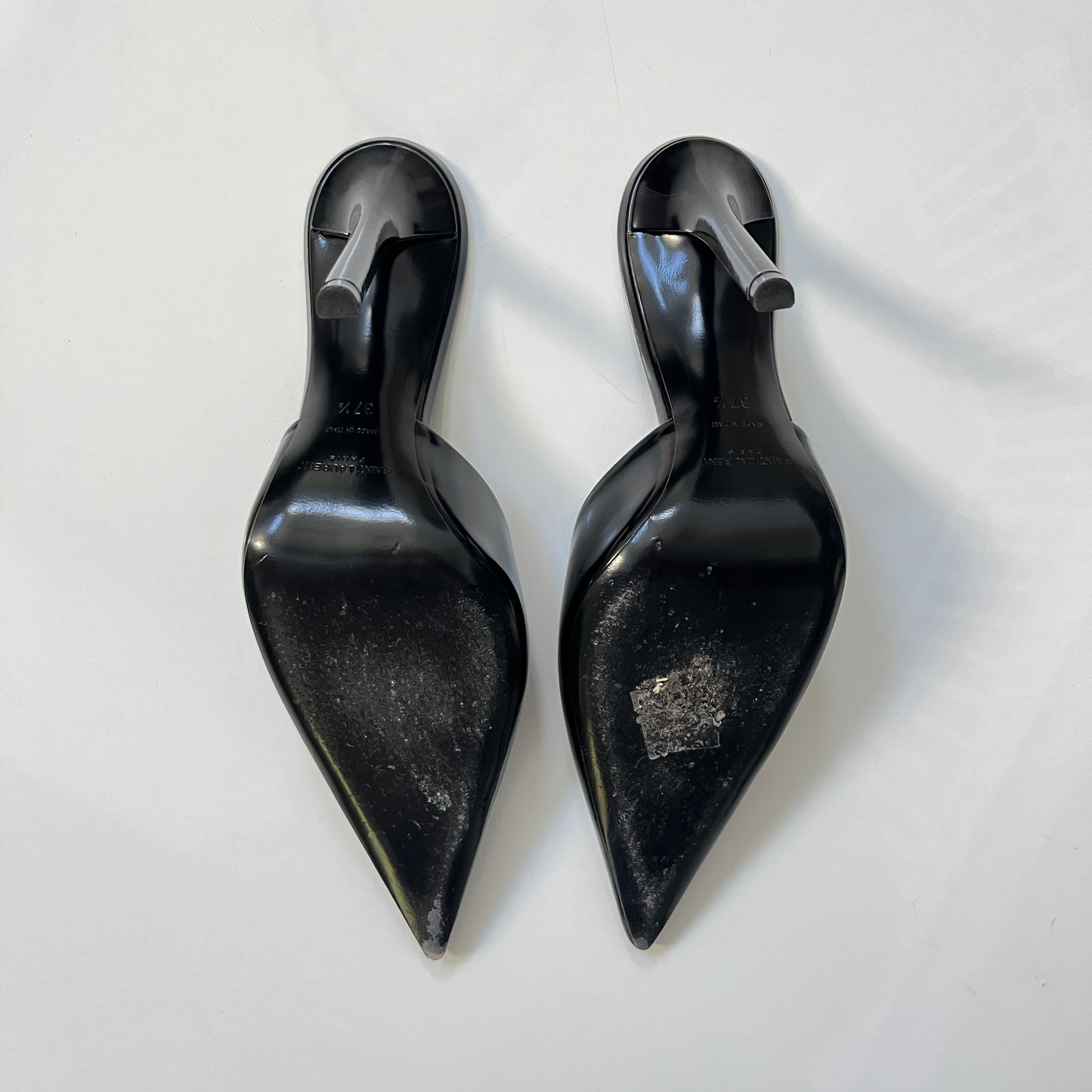 Saint Laurent Tabou Mule Pump in Nero