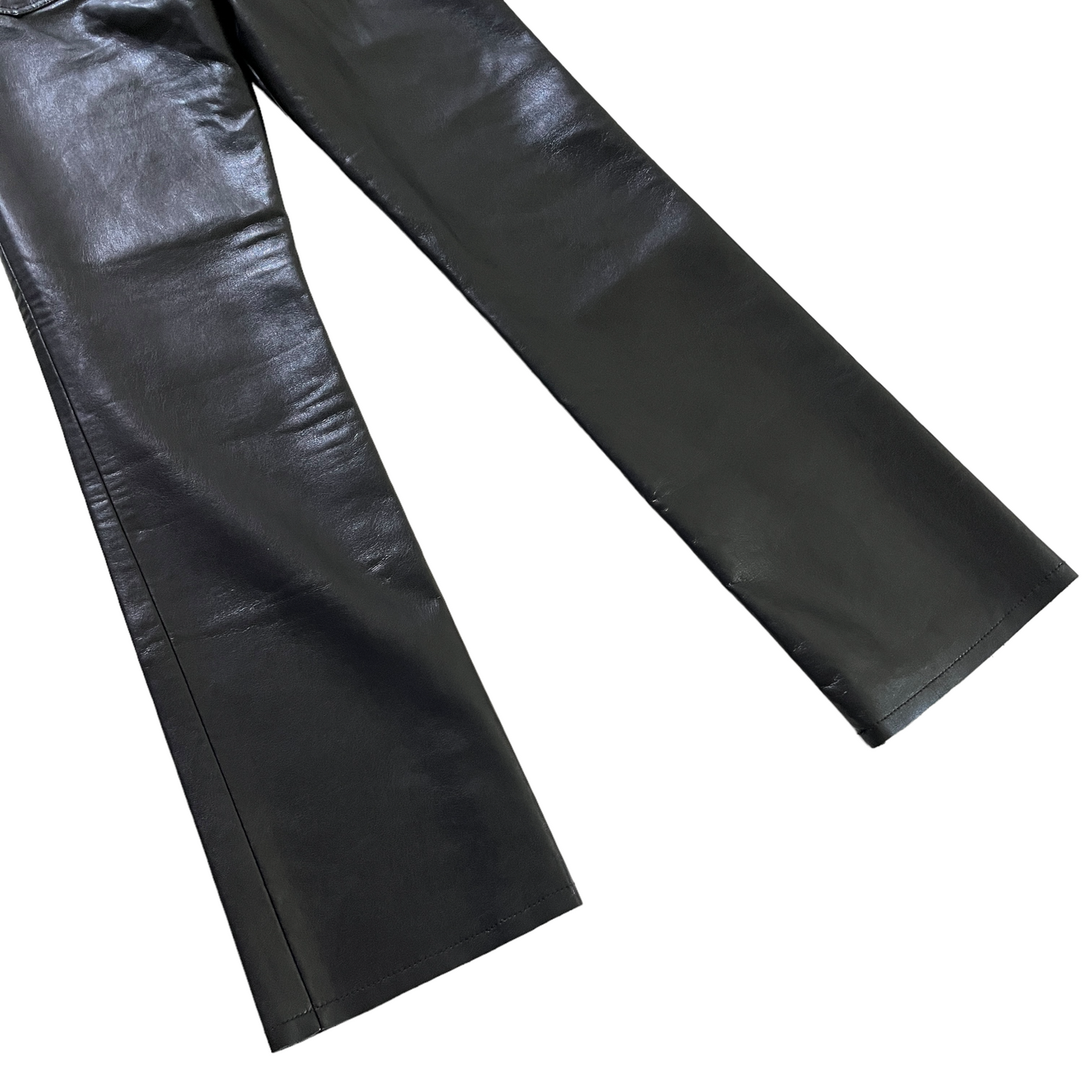 FRAME Le High Tight Straight in Noir
