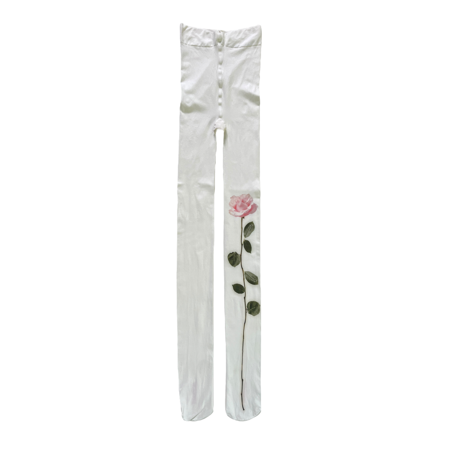 JACQUEMUS Les Collants Rosa in Rose White